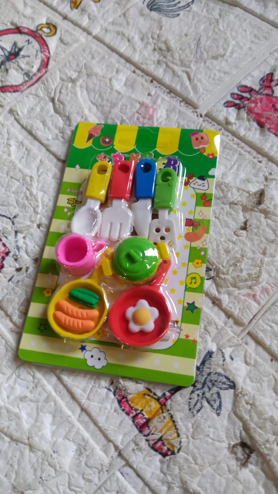 Fancy & Stylish Mini Erasers for Kids (8 Pc Set) - Fun Designs, Party Favors - Discount Karo