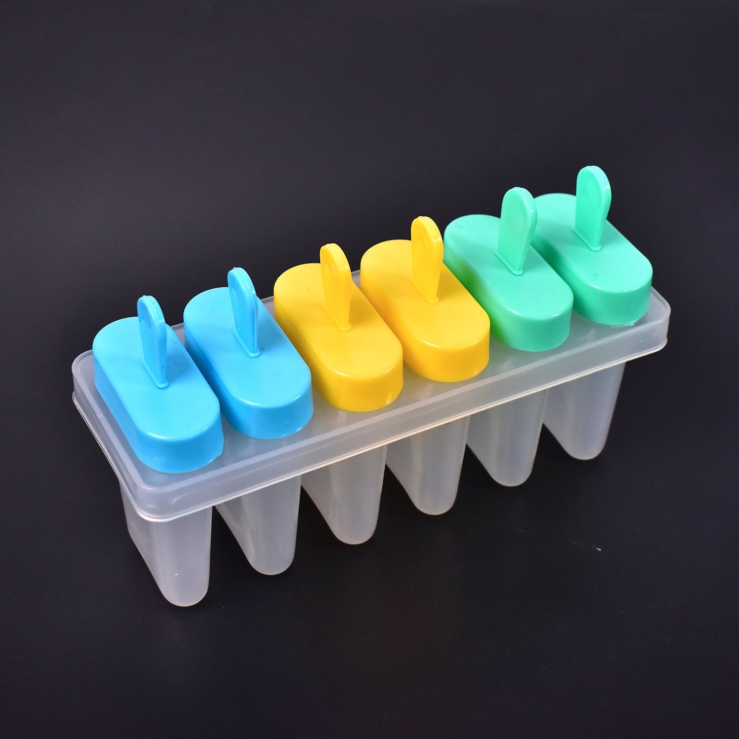 Ice Candy Maker Upgrade Popsicle Molds Sets 6 Ice Pop Makers Reusable Ice Lolly Cream Mold Home-Made Popsicles Mould with Stick - Discount Karo