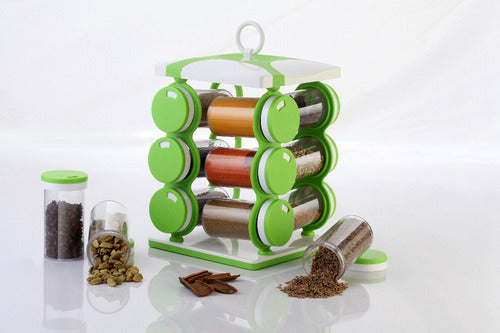 Spice jar Set - Food Grade Plastic 12pcs Spice jar (Brown Box) - Discount Karo