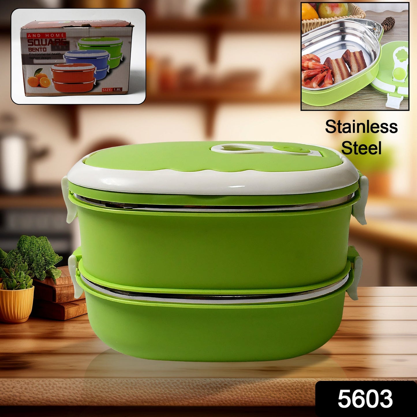 Lunch Box 900/1800ml Stainless Steel Kitchen Insulated Thermal Lunch Box Bento Office Picnic Food Container Leakproof Thermos Lunchbox - Discount Karo