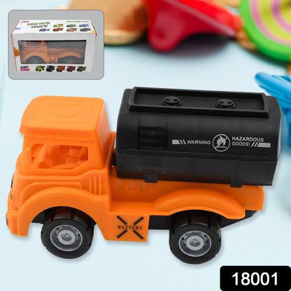 Tanker Truck Toys for Kids, friction power Vehicles Toy Truck, Plastic Truck, Friction Power Toy Trucks For Boys Girls, & Kids (1 Pc / Mix Color) - Discount Karo