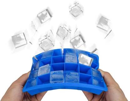 Silicone Ice Cube Trays 24 Cavity Per Ice Tray [Multicolour] - Discount Karo