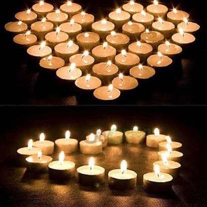 Festival Decorative - LED Tealight Candles (White, 24 Pcs)