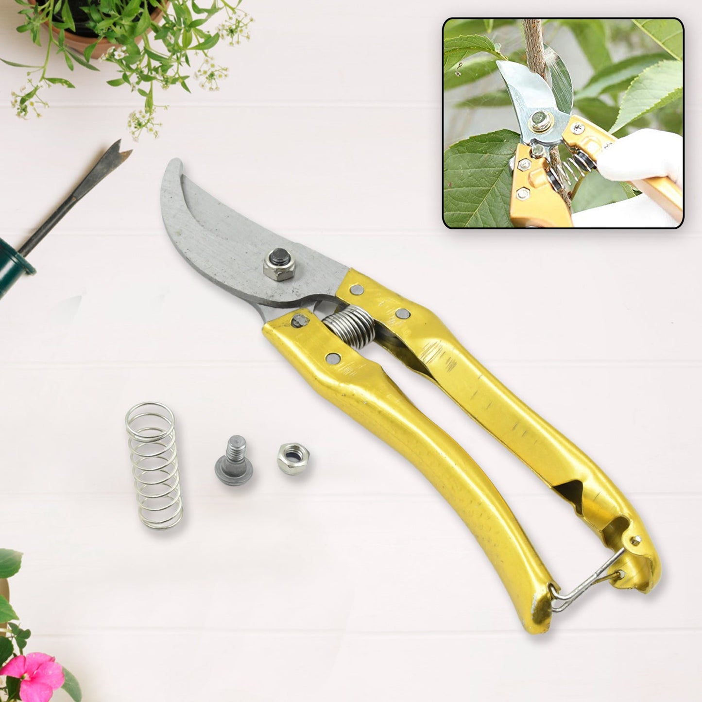 Gardening Tools - Garden Shears Pruners Scissor (1 Pc) - Discount Karo