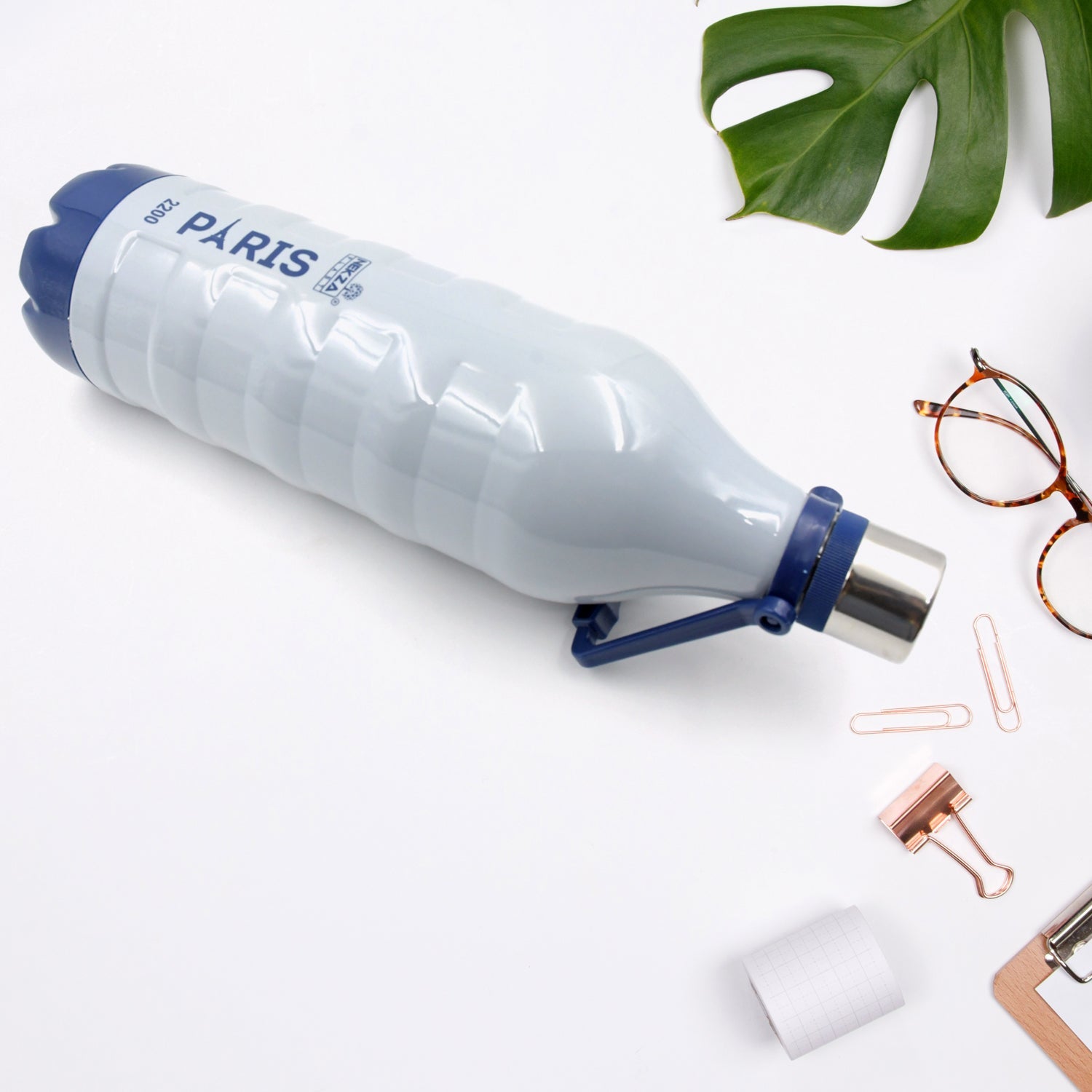 Insulated Water Bottle (2200ml): Leakproof, BPA-Free, Handle & Strap (Sports) - Discount Karo